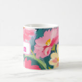 Mug Fleurs sur bleu (Centre)