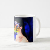 Mug Fleurs sur le visage (Devant droit)