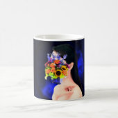 Mug Fleurs sur le visage (Centre)