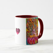 Mug FLEURS SUR L'imaginaire ROSE IRIS (Devant droit)
