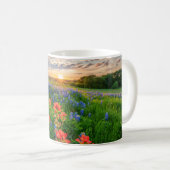 Mug Fleurs | Texas Bluebonnets & Indian Paintbrush (Devant droit)