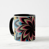 MUG FLEURS TOURBILLON COLORÉES   (Devant gauche)