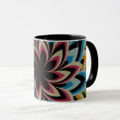 MUG FLEURS TOURBILLON COLORÉES   (Devant droit)
