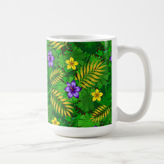 Mug fleurs tropicales
