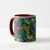 Mug Fleurs tropicales (Devant gauche)