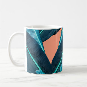 Mug Fleurs tropicales, arrière - plan sans couture bot