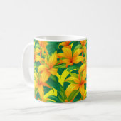 Mug Fleurs tropicales colorées (Devant gauche)