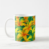 Mug Fleurs tropicales colorées (Gauche)