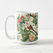 Mug Fleurs tropicales colorées Oiseaux (Gauche)