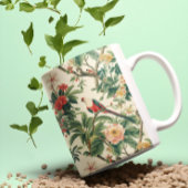 Mug Fleurs tropicales colorées Oiseaux