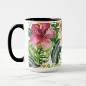 Mug Fleurs tropicales Feuilles Floral Chic Tropics (Gauche)