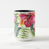 Mug Fleurs tropicales Feuilles Floral Chic Tropics (Centre)