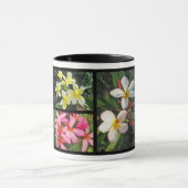 Mug Fleurs tropicales hawaïennes de Plumeria sur la (Centre)