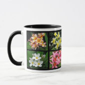 Mug Fleurs tropicales hawaïennes de Plumeria sur la (Gauche)