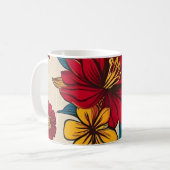 Mug Fleurs Tropicales – Vibrance Naturelle (Devant gauche)