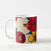 Mug Fleurs Tropicales – Vibrance Naturelle (Gauche)
