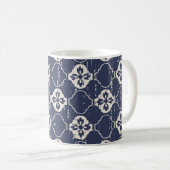 Mug Fleurs usées : Vintage sans joint (Devant droit)
