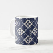 Mug Fleurs usées : Vintage sans joint (Devant gauche)