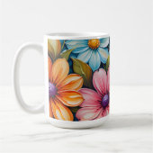 Mug Fleurs Vibrantes (Gauche)