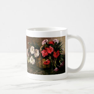 Mug Fleurs victoriennes anciennes, Œillets floraux