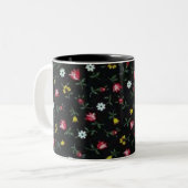 Mug Fleurs vintages (Devant gauche)