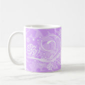 Mug fleurs violettes (Gauche)