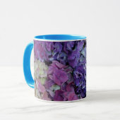 Mug Fleurs violettes (Devant gauche)