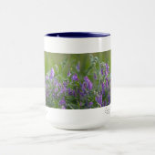 Mug Fleurs Violettes avec Citation (Centre)