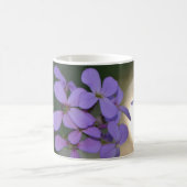 Mug Fleurs violettes avec nom (Centre)