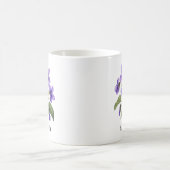 Mug Fleurs Violettes de Février (Centre)