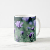 Mug Fleurs Violettes Délicates (Devant droit)