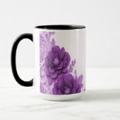 Mug Fleurs violettes Flore Boug (Gauche)