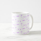 Mug Fleurs violettes Lilac, Petite Impression Florale  (Devant droit)
