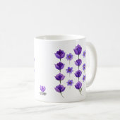 Mug Fleurs Violettes Murmurantes (Devant droit)