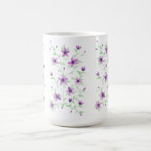 Mug Fleurs violettes sur la vigne (Centre)
