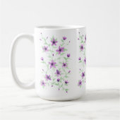 Mug Fleurs violettes sur la vigne (Gauche)