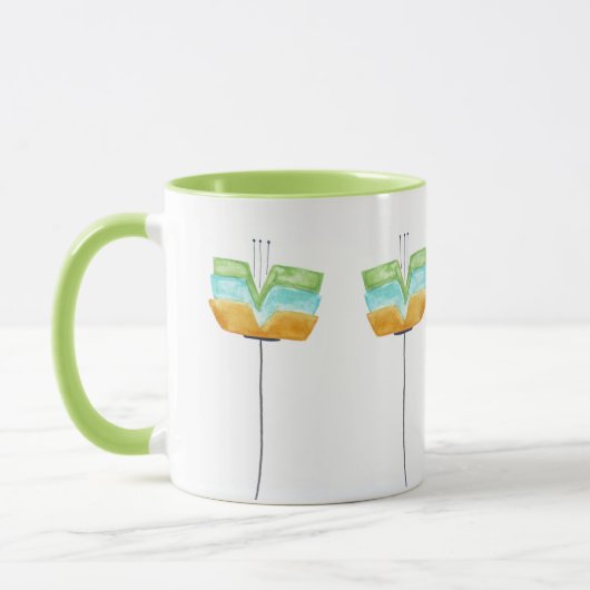 Mug Fleurs Whimsy modernes (Gauche)