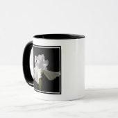 Mug Fleurs | White Iris (Devant gauche)