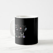 Mug Fleurs X-Ray Tech Technologue X-Ray Tech (Devant gauche)