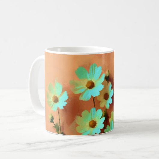 Mug Fleurs Zinnia Elegans (Devant gauche)
