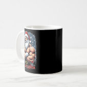 Mug Flex Comme Santa Claus Bodybuilder Christmas Gym W (Devant gauche)