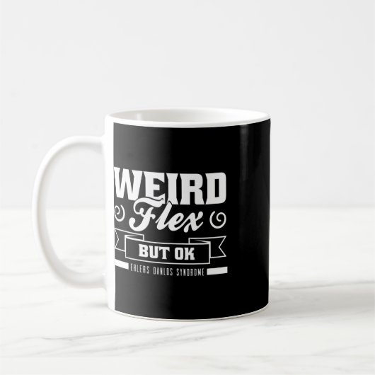 Mug Flex Mais Ok Ehlers Danlos Black White Zebra Stri (Gauche)