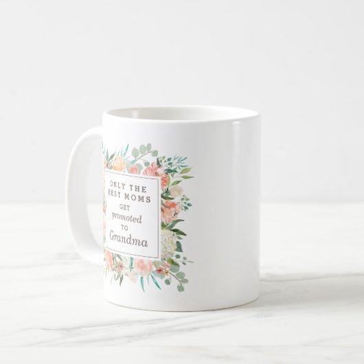Mug Flexibilité du printemps et de l'aquarelle de pêch (Devant gauche)