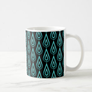 Mug Flickr Flames Mug, Turquoise vibrant