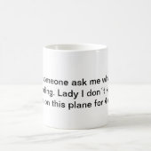 Mug Flight attendants mug, effiloche hôtesse de l'air (Centre)