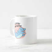 Mug Flippin Fantastic Funky Dolphin Pun (Devant gauche)