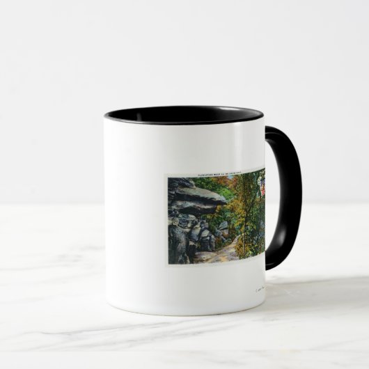 Mug Flirt Walk Vue du Kissing Rock (Devant droit)