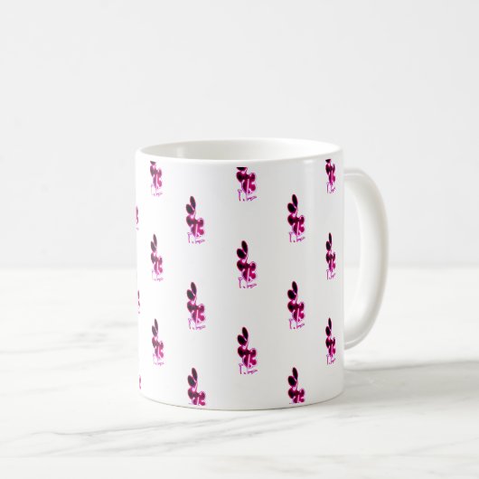 Mug Flo rose (Devant droit)