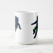 Mug Floating Astronaut in Space Suit Illustration (Centre)