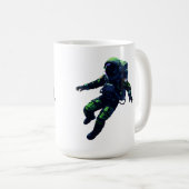 Mug Floating Astronaut in Space Suit Illustration (Devant droit)